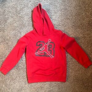 Kids Red Jordan Hoodie